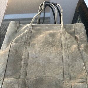 Day & Mood Leather Tote Bag
